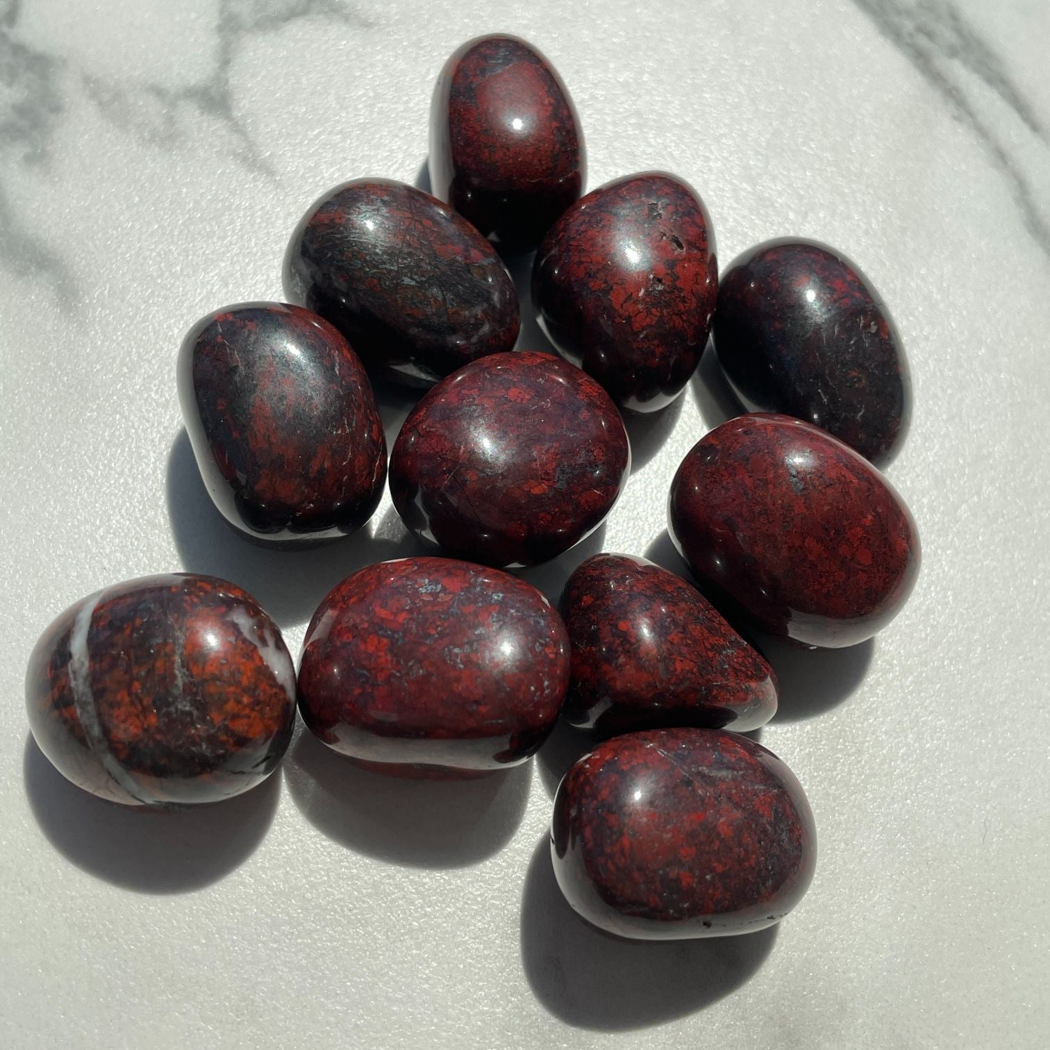 Brecciated Jasper Tumbled 200g Brecciated Jasper Tumbled 200g